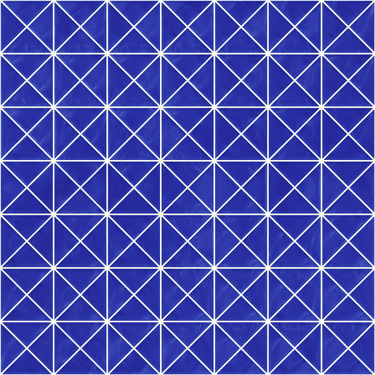 Pastilhas Rivesti Triangular Azul Manacá 33 x 33 cm